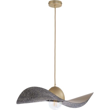 Suspension chapeau Kapello laiton/noir Ø55 E27 Sigma (1/5)