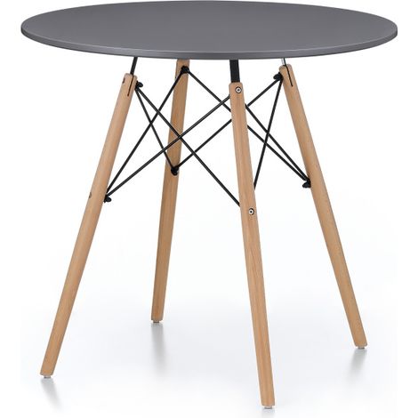 Aga Esstisch 80 cm Grau