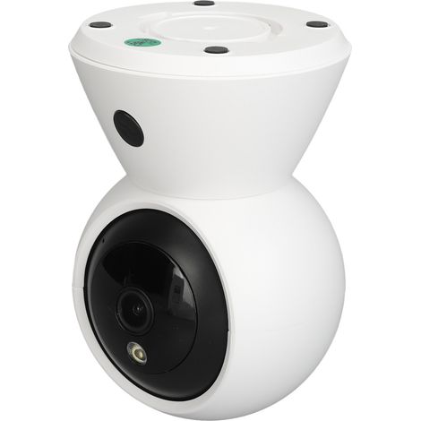 Caméra de surveillance sans fil 3MP WiFi 355° rotative intelligente moniteur bébé maison (1/5)