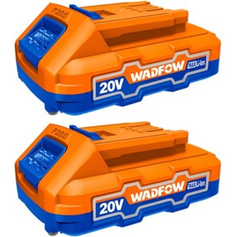 Lot de 2 batteries au lithium P20S 2 Ah WOS240682E Marque : P20S
