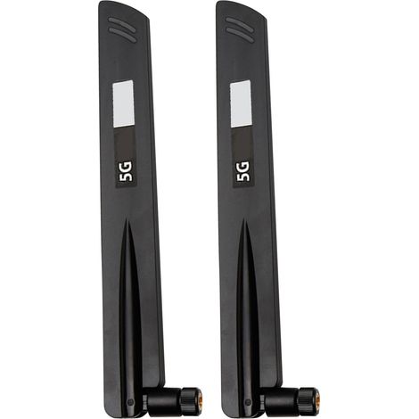 2 antennes SMA mâle 5G haut gain omnibande pour routeur IoT, extérieur, 2 pièces (1/5)