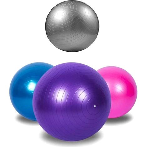 Palla Da Ginnastica Da 55 Cm Gonfiabile E Antiscivolo Per Yoga Fitness Pilates (1/4)