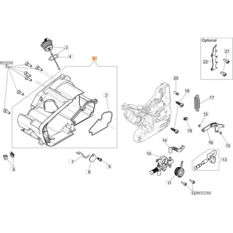 Soporte ORIGINAL OLEOMAC para motosierra GST 360 50270215A