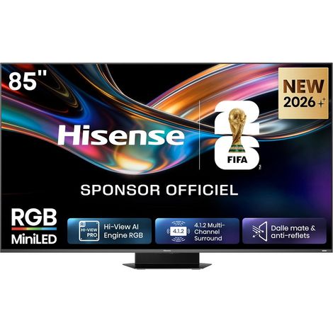 TV Hisense 85UR9S 85 pouces 4K Mini-LED Smart TV VIDAA 180Hz