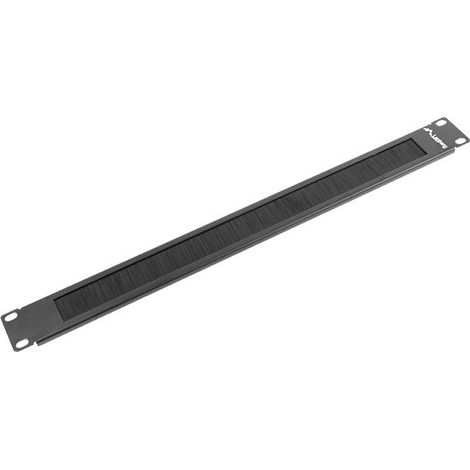 Panneau de brosses pour rack 19" 1U noir Lanberg AK-1101-B
