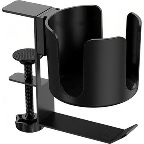 Porte-gobelet de bureau - Support pour casque audio - Porte-gobelet pour table et bureau - Anti-déversement - Support rotati mununo (1/4)