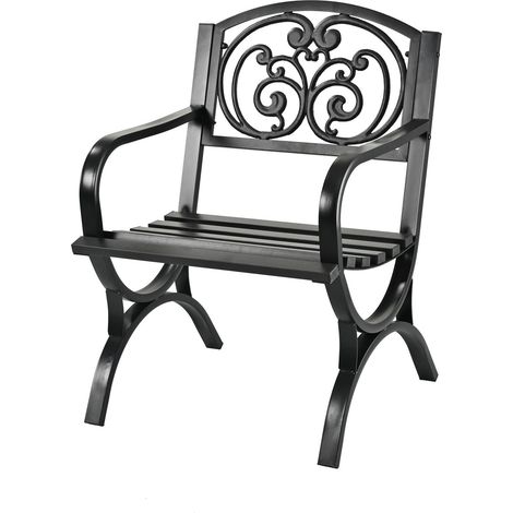 Sillón de jardín de metal antiguo: asientos vintage para exterior (1/5)