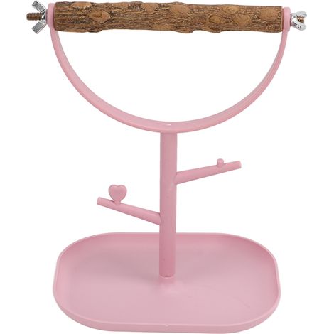 Perchoir de table portable pour perroquets de petite et moyenne taille, idéal pour l'entraînement et le jeu. (1/5)