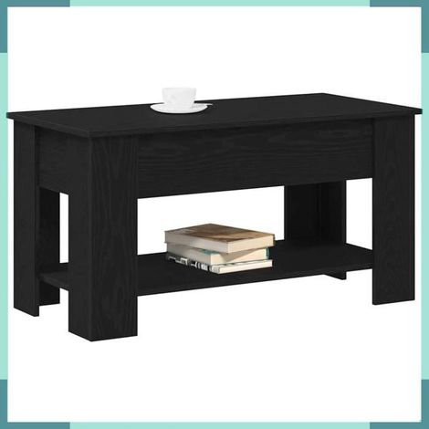 Table basse - 862764 - Chêne noir - Bois d'ingénierie - 101 x 49 x 52 cm (1/5)