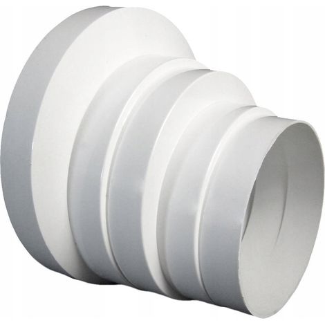 Dospel Réducteur d'air multiniveau - 150 mm 100 mm - Blanc - Installation facile et efficace (1/5)
