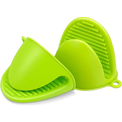 2pcs Oven Gloves Pot Holders Silicone Heat Resistant Cooking Pinch Mitts for Kitchen Cooking & Baking Gifts for mother's Day