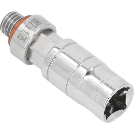 Bouchon de vidange huile M12x1.75 acier inox 304 kit reparation filetage carter auto-taraudeur avec clé (1/5)