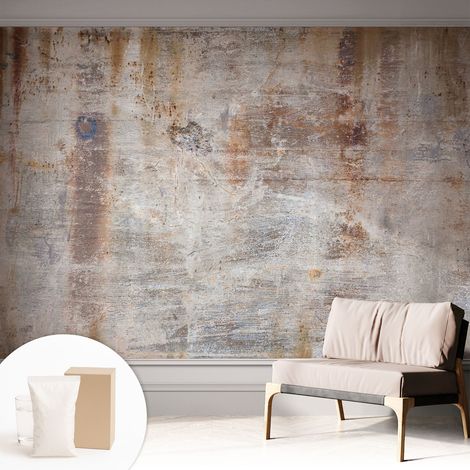 Papier peint intissé mural avec imprimé motifs uniques apparence moderne - Colle incluse gratuite Surface brute 312x219 cm (1/5)