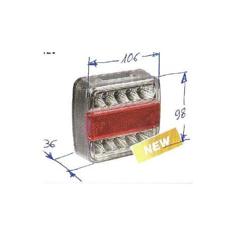 Feu arrière à LED 12V NEWGARDENSTORE pour tracteur agricole
