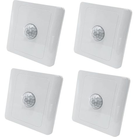 4x PIR-Infrarot-Bewegungsmelder-Schalter 220V Automatischer Lampenschalter (1/4)