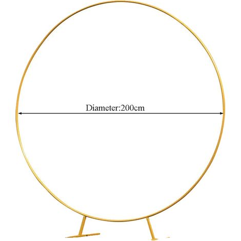 Soporte decorativo, de metal, para bodas y eventos, color dorado. (1/2)