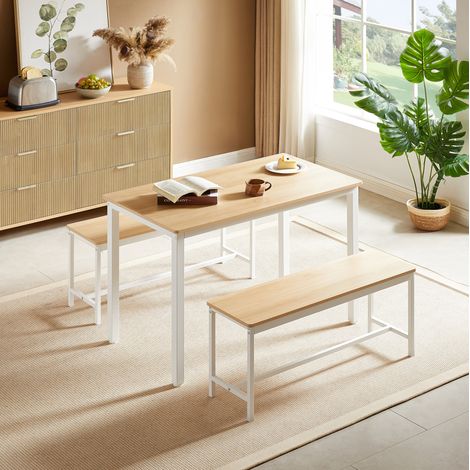 Tisch Esstisch platzsparend 110x60 Stahl Natur OKMYHOME (1/5)