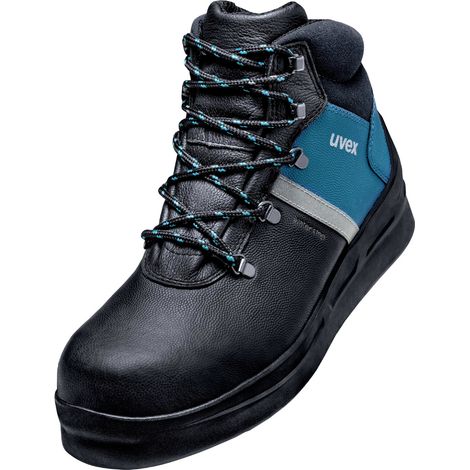 uvex Stiefel 3 asphaltpro S3 schwarz blau Weite 12 Gr. 43 (1/5)