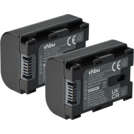 vhbw 2x Akku Ersatz für JVC BN-VG107, BN-VG107U, BN-VG107E, BN-VG108, BN-VG107US für Videokamera Camcorder (800 mAh, 3,6 V, Li-Ion) + Infochip (1/5)
