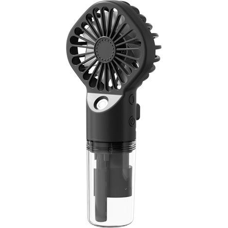Ventilateur Brumisateur Portable Rechargeable - 3 Vitesses - Pour Bureau Chambre Bureau Voyage - 1 Pièce (1/2)