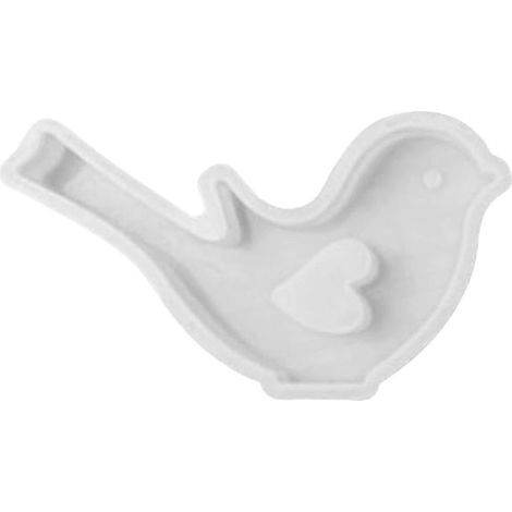 Moule en silicone pour oiseaux, idéal pour la fabrication de bougies, gâteaux, cire époxy, plâtre et savons. Convient également pour les loisirs créatifs, la décoration intérieure et les cadeaux. Jika (1/5)