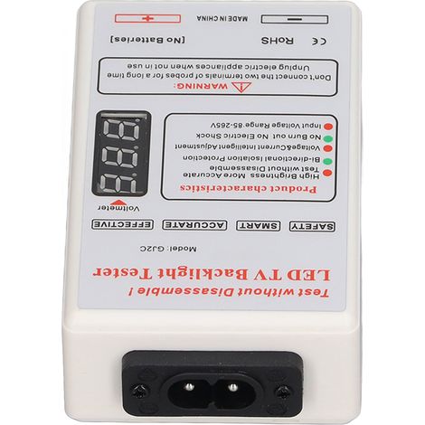 LED-TV-Hintergrundbeleuchtungstester, Helligkeitsdetektor für LED-Streifen und -LED-Leisten, 0–320 V DC-Ausgang, 85–265 V EU-Stecker (1/5)