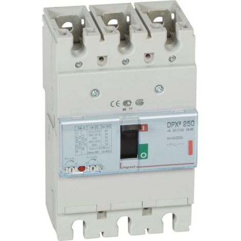 Disjoncteur magnétothermique DPX³250 pouvoir de coupure 36kA 400V - 3P - 200A - LEGRAND