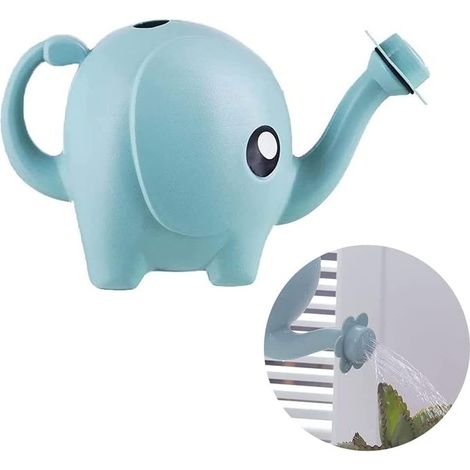 Arrosoir éléphant bleu, pulvérisateur léger pour plantes d'intérieur et jardin. (1/5)