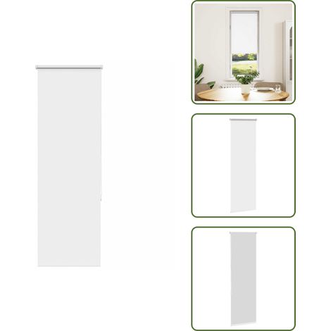 The Living Store Verdunkelungsrollo Weiß 45x150cm Stoffbreite 40,7 cm Polyester - Lichtschutz (1/5)