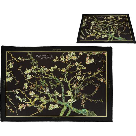 Carmani, tappeto da comodino 60x40cm - VAN Gogh/Mandorlo in fiore (1/2)