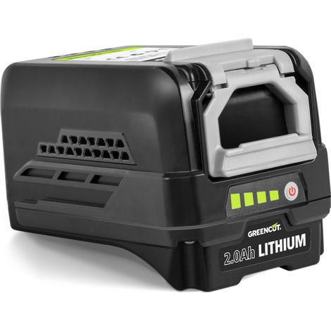 Batterie lithium-ion 40V 2.0Ah – Autonomie prolongée – Compatible avec outils GREENCUT 40V – BT402L (1/4)