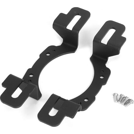 GARRYFIZH Support de montage de phare antibrouillard pour pare-choc avant de 4 pouces, adapté au Jeep Wrangler JK 10e anniversaire (1/5)