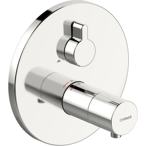 HANSA Set di montaggio finale per miscelatore doccia HANSAVAROX PRO 4057 Rosone rotondo Cromo, 40579083