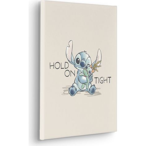 Komar Canvasbild Disney Lilo and Stitch Hold On Tight - 40 x 30 cm - Bild auf Keilrahmen (1/2)