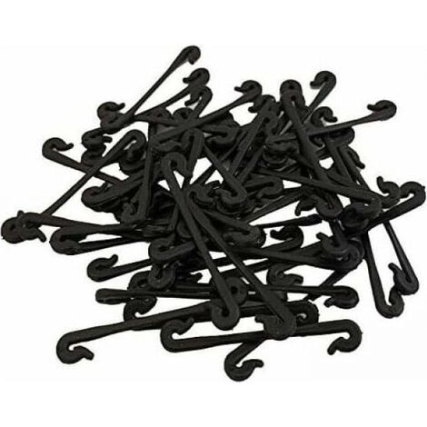 100Pcs Vine Ties, Tie Buckle Hooks, Vegetable Plant Transplant Clips, Greenhouse Farm Supplies (1/3)