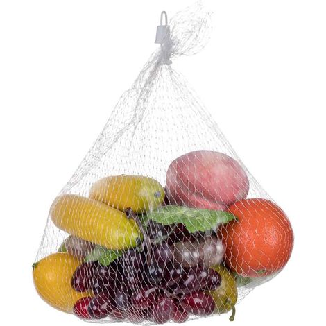 Frutas decorativas artificiales multicolor 23x23x14h cm (1/5)