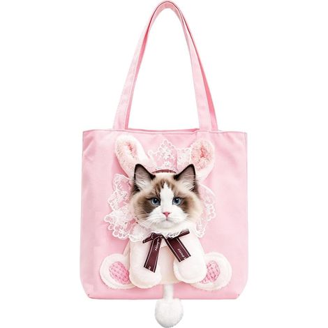 Borsa per il trasporto di gatti Borsa con apertura per la testa (1/5)