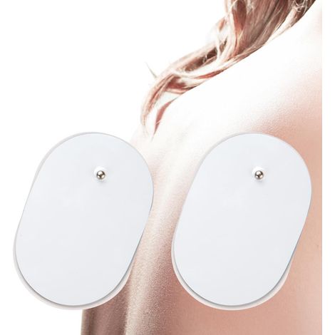 Électrostimulateur Cervical Muscle Massageur Acupression Appareil Cous (2 Pads Électrodes) (1/4)