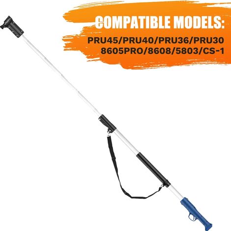 Asta di prolunga per cesoie elettriche da potatura, in acciaio inox, design leggero, modello SW-986 (1/2)