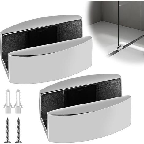 Guida a pavimento in acciaio inox per porte scorrevoli in vetro. Guida a pavimento per porte scorrevoli: rulli di guida a pavimento. Accessori per sistemi di porte scorrevoli (1/5)