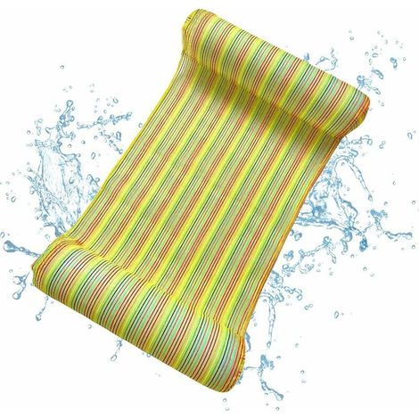 DEESSE SHOP - Hamac à eau, hamac flottant pour piscine, lit flottant gonflable pour piscine, chaise flottante, canapé d'eau, tapis pour piscine, plage, mer, chaise longue pour adulte (1/5)