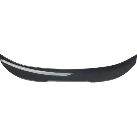 Spoiler trasero, estilo Highkick Duckbill, con aspecto de fibra de carbono, como se muestra. (1/2)