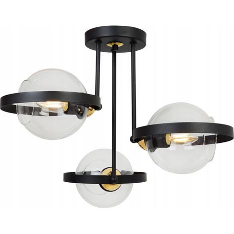 LAMPADA A SOSPENSIONE MODERNA LAMPADA AD ANELLO IN VETRO (1/5)
