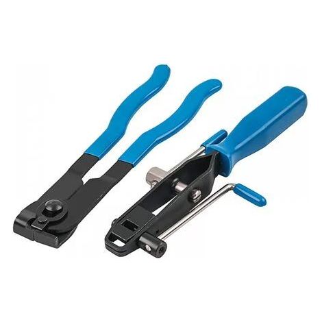 Pliers À Serrage - Pour Colliers De Serrage Et Colliers Sans Fin Jusqu'à 8 mm - Outil De Tension Et De Coupe - Lot De 2 Pièces (1/3)