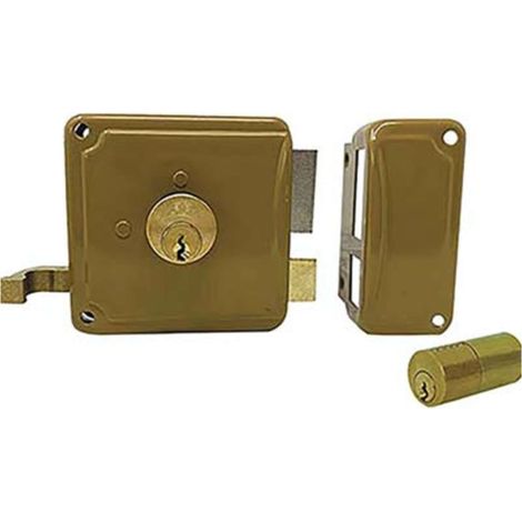 SERRATURA LEGNO APPLICARE P20 FACCHINETTI - C.FISSO M2+TIRANTE E.MM 50 DX - 1 pezzo