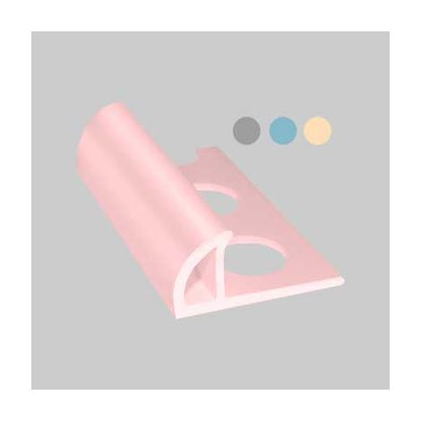 Profilo jolly per rivestimenti colorato h. 10 mm - rosa - barra 2,60 mt 253c/05 conf. da 50 ml