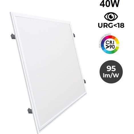 LED-Einbaupanel 60x60 cm - OSRAM Treiber - 40W - UGR18 - CRI90 -