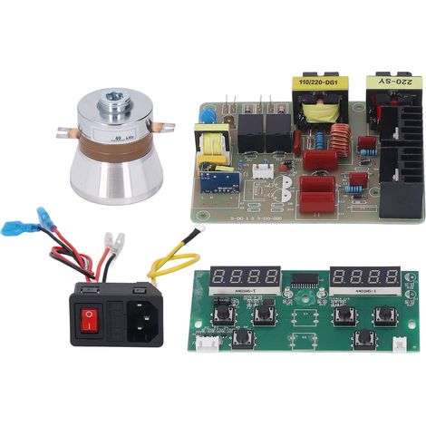 Nettoyeur Ultrasonique 60W 40KHz pour Cartes Électroniques, Machine de Nettoyage à Ultrasons 110V/220V, Décapant PCB (1/5)