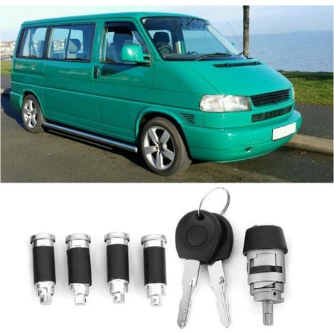Kit accensione/serratura porta, cilindro di accensione e chiave per Transporter T4 Caravelle 1990-2003 357905855B
