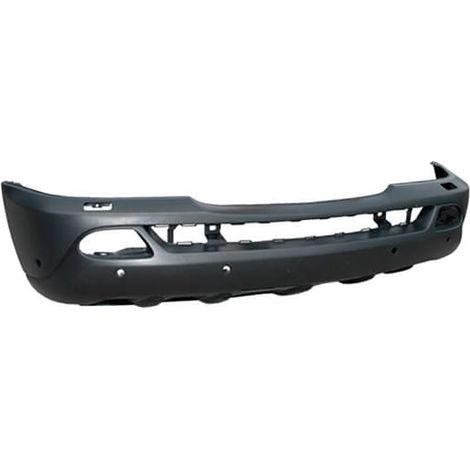 Pare-choc avant à peindre avec trous radars et lave-phares Mercedes ML (W163) phase 2 2001-2005